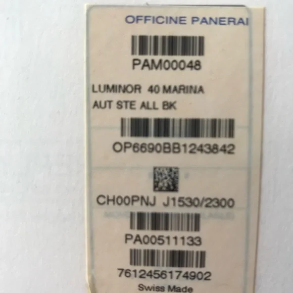 Men’s Panerai Luminor Marina 40mm Watch - Picture 5 of 10